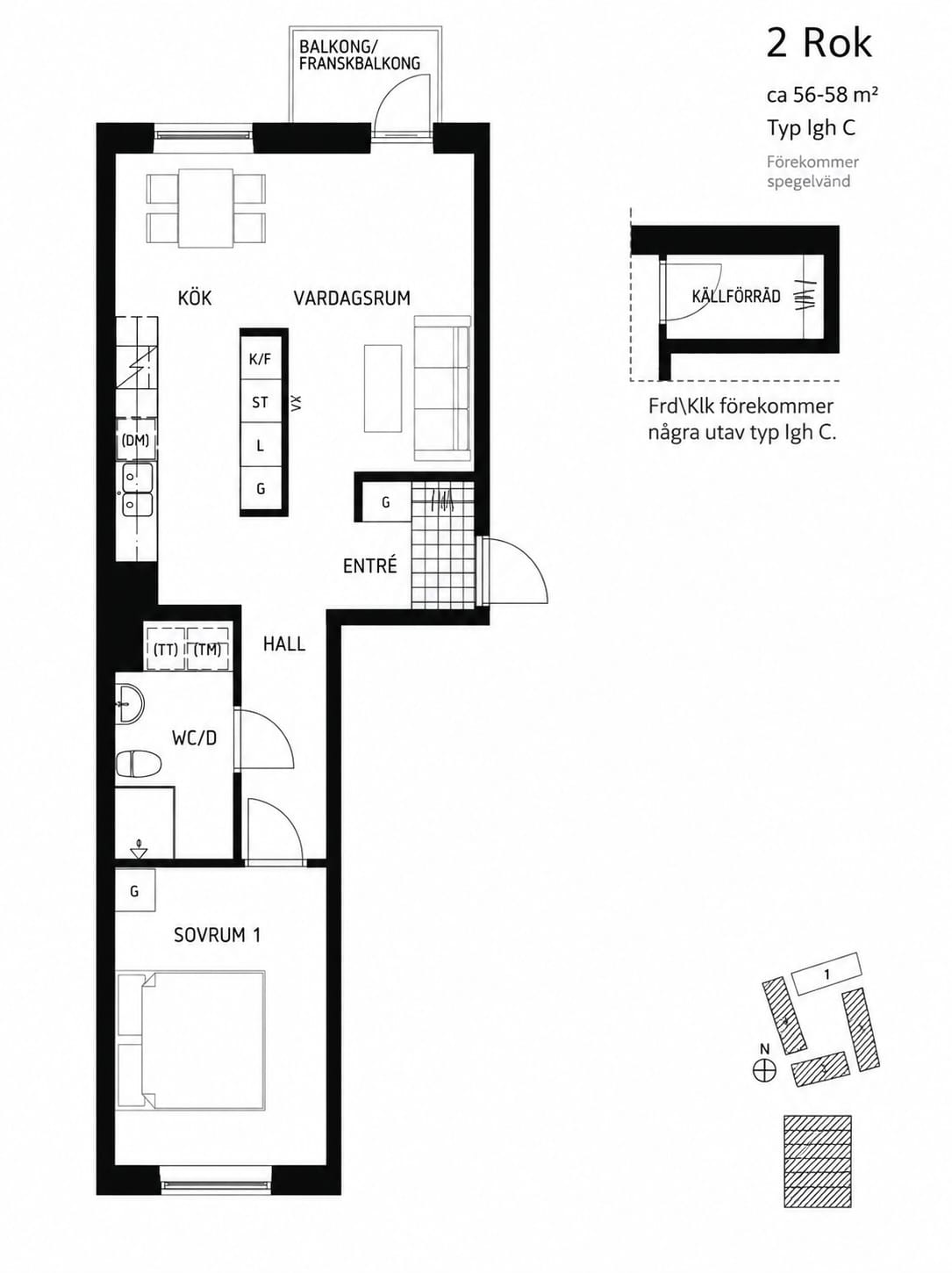 2-room apartment in Göteborg, Ebbe Lieberathsgatan - image 5 2-room apartment in Göteborg, Ebbe Lieberathsgatan - image 5