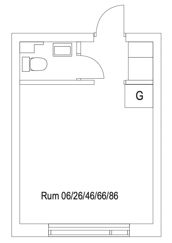 1-room apartment in Uppsala, Studentvägen - image 2 1-room apartment in Uppsala, Studentvägen - image 2