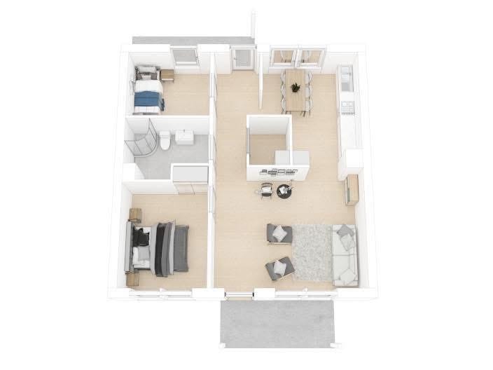 3-room apartment in Hovmantorp, Triangelvägen - image 1 3-room apartment in Hovmantorp, Triangelvägen - image 1